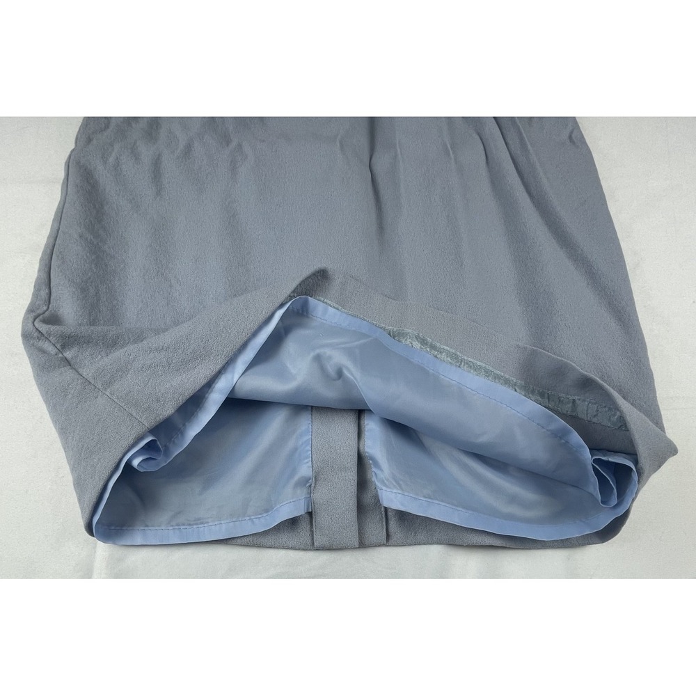 GIANNI SPORT WOOL SKIRT WOMENS 10 BLUE MADE IN USA VINATGE 90S - Picture 5 of 12